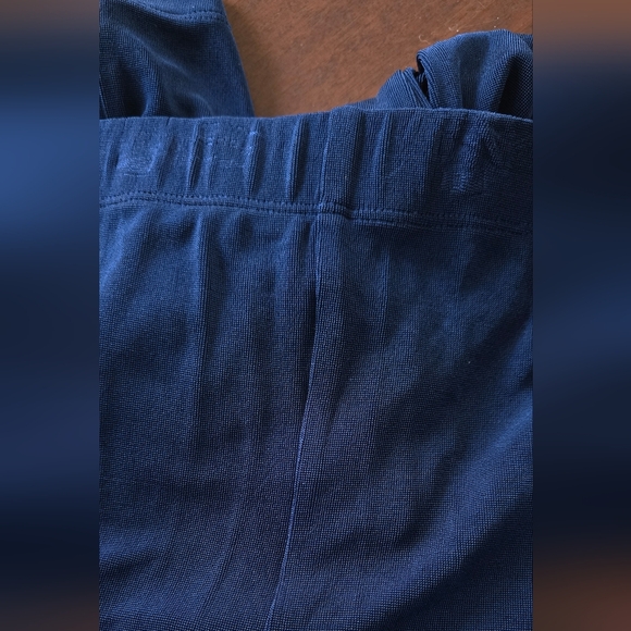 Chico's Traveler royal blue pants Long (Chico's 2T) fits sz 12Tall or LT - Picture 2 of 8